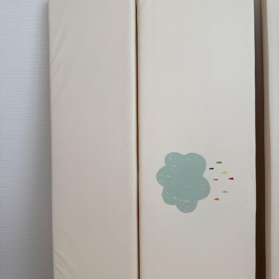 GGUMBI ベビーサークル　World Star プレイマット アイボリー