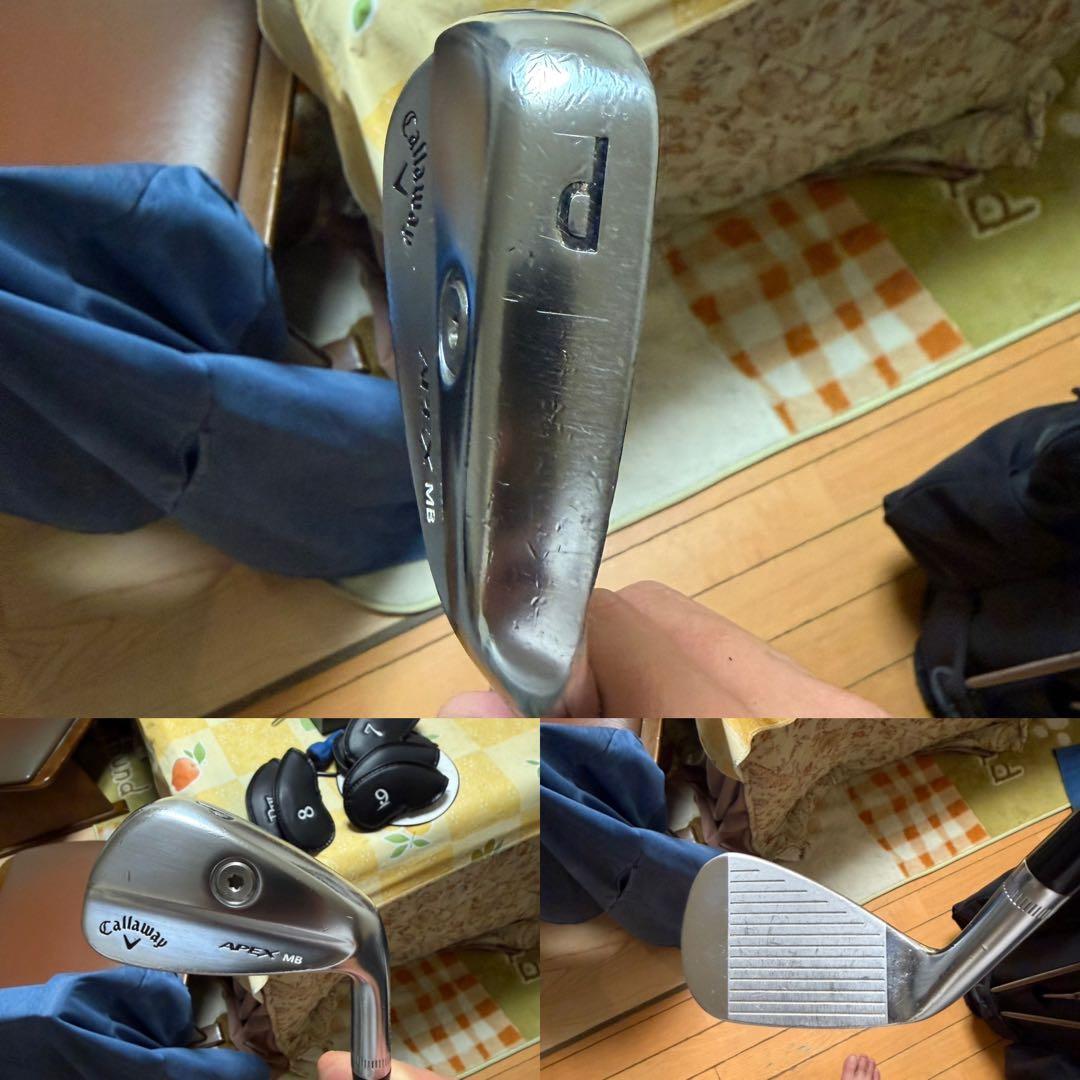 キャロウェイApexMB 5～P ツアーイシューウェイトロックX100