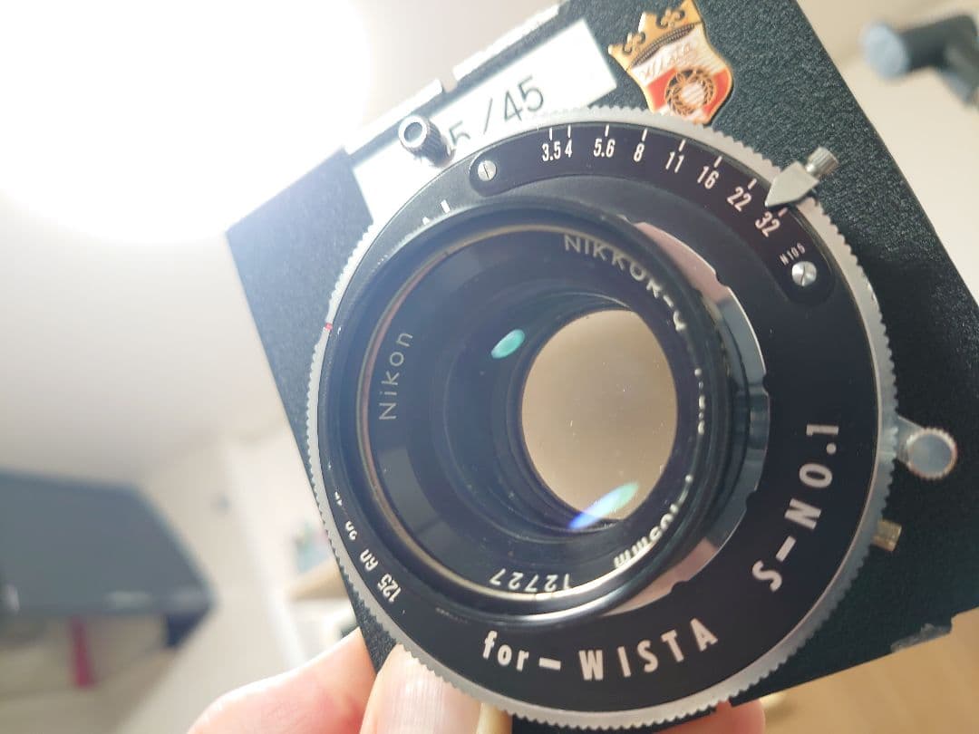 大判カメラレンズ NIKKOR-Q 127mm 1:3.5 f=105