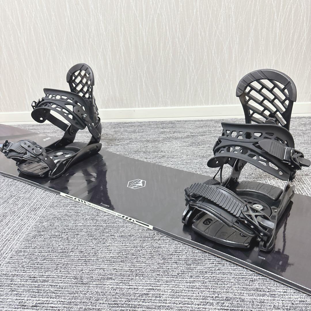 47美品❗️超豪華❗️HEAD メンズスノーボードセット★スノボ153cm+ビン付