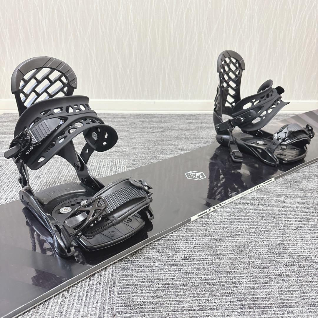 47美品❗️超豪華❗️HEAD メンズスノーボードセット★スノボ153cm+ビン付