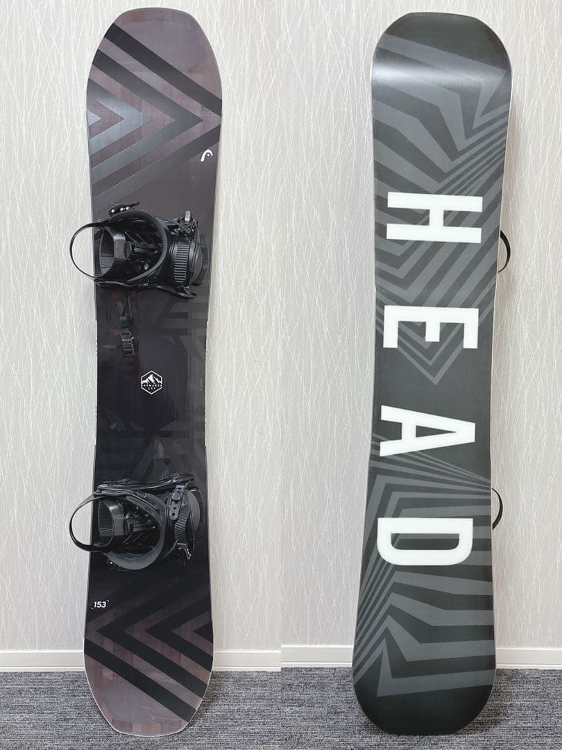 47美品❗️超豪華❗️HEAD メンズスノーボードセット★スノボ153cm+ビン付