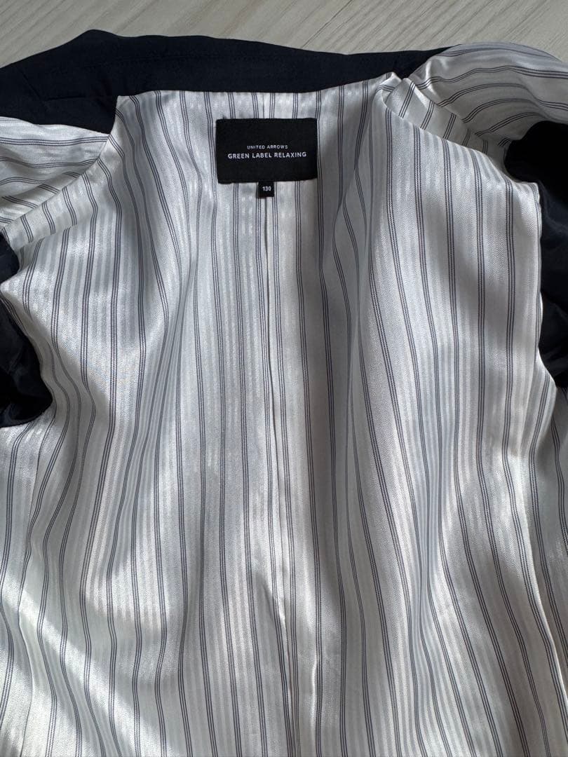 ユナイテッドアローズ　グリーンレーベル　キッズフォーマルスーツ130 上下セット