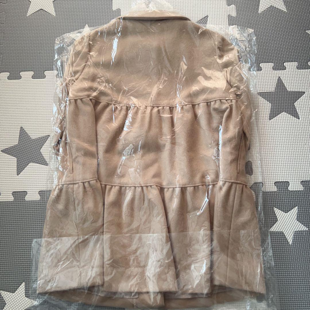 新品未使用　familiar　ティアードデザイン　ショートコート　110