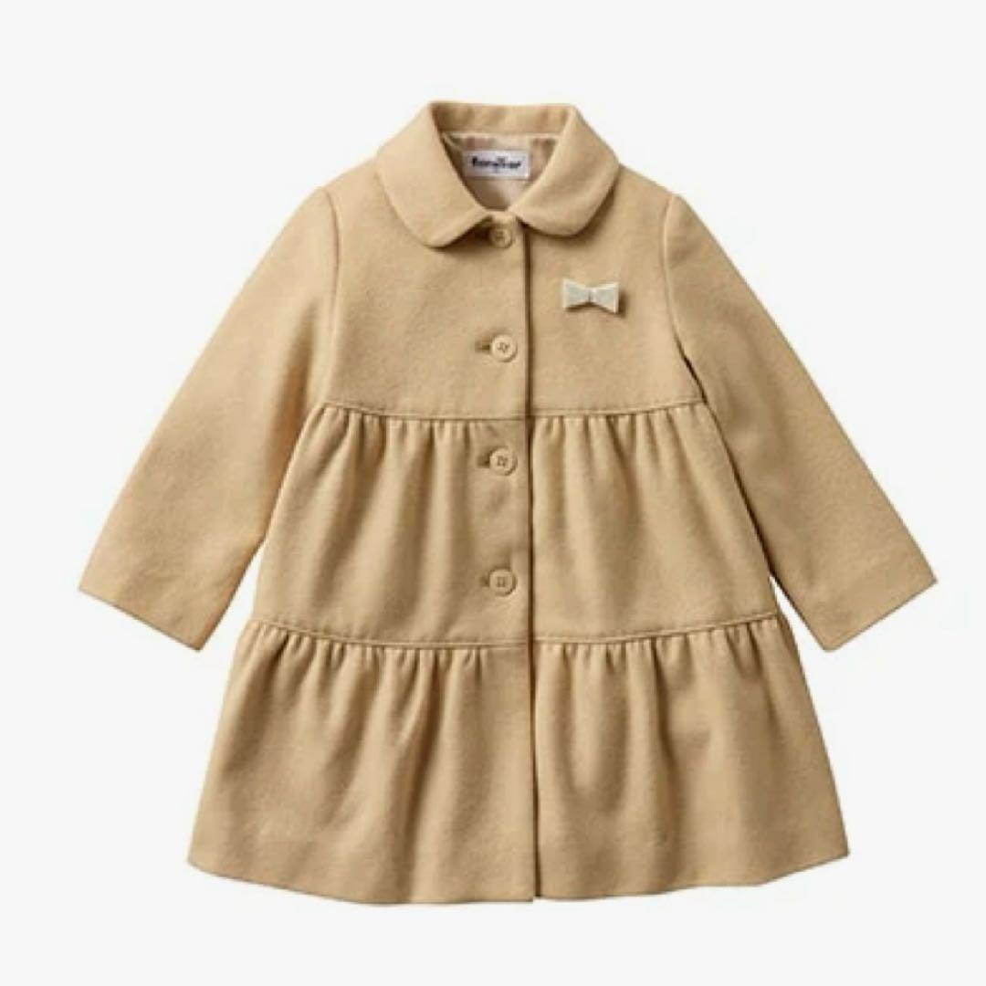 新品未使用　familiar　ティアードデザイン　ショートコート　110