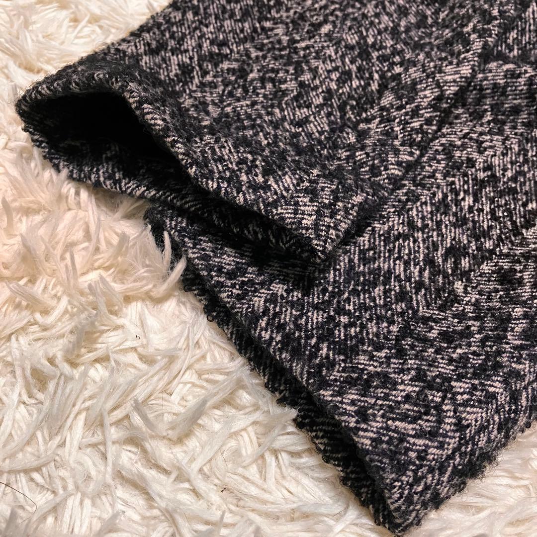 【美品】green label relaxing ツイード ノーカラージャケット