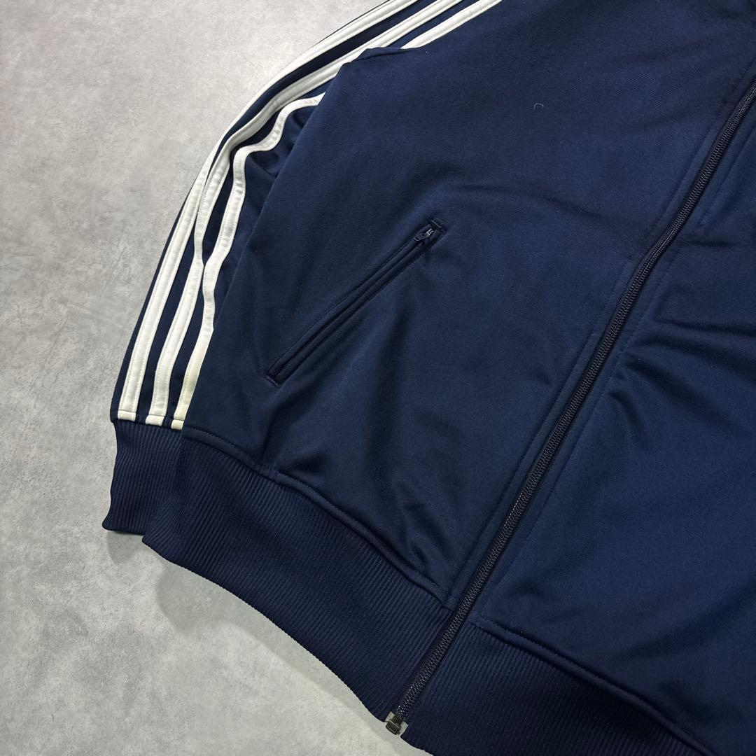adidas 00s トラックジャケット ファイヤーバード 刺繍 ネイビー L