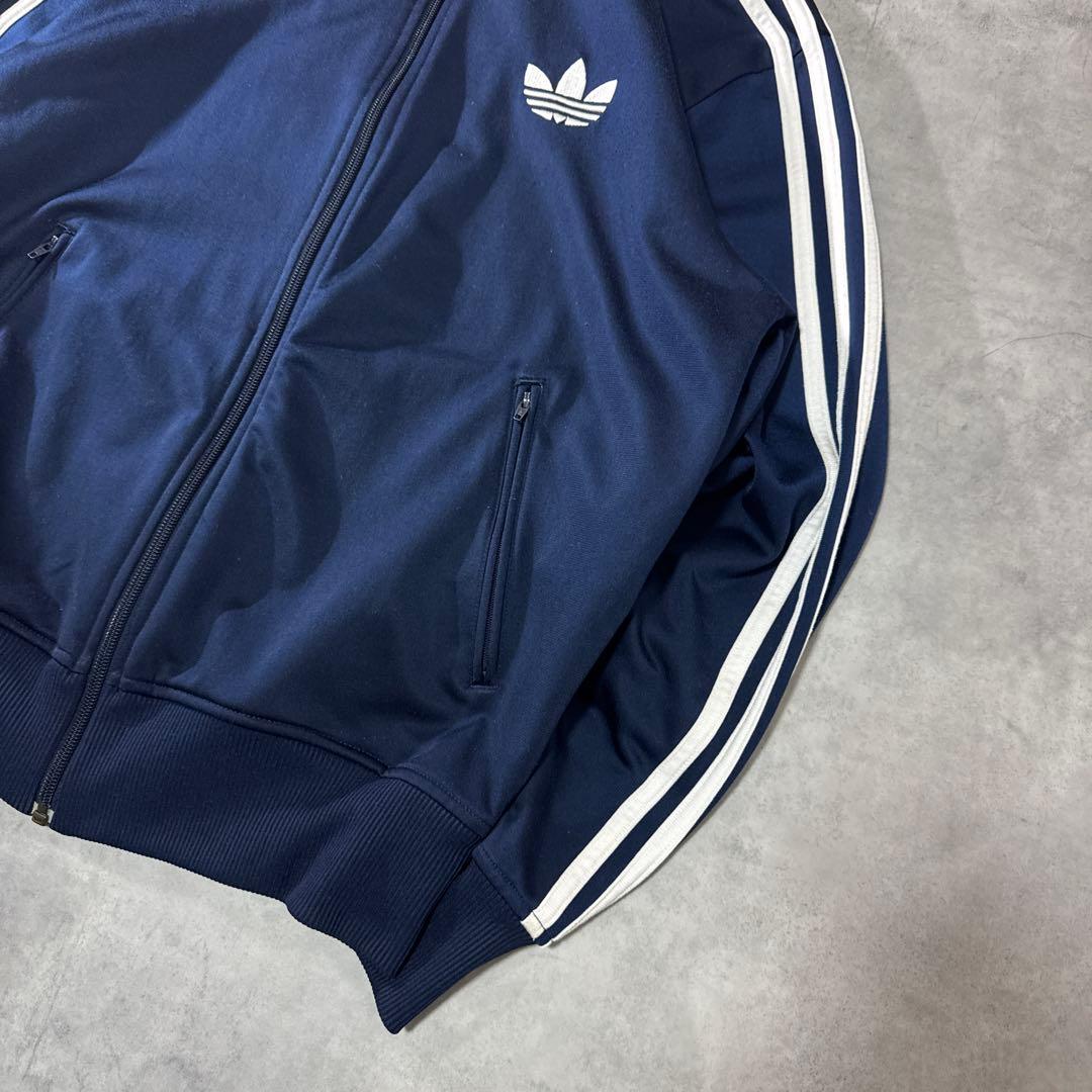 adidas 00s トラックジャケット ファイヤーバード 刺繍 ネイビー L