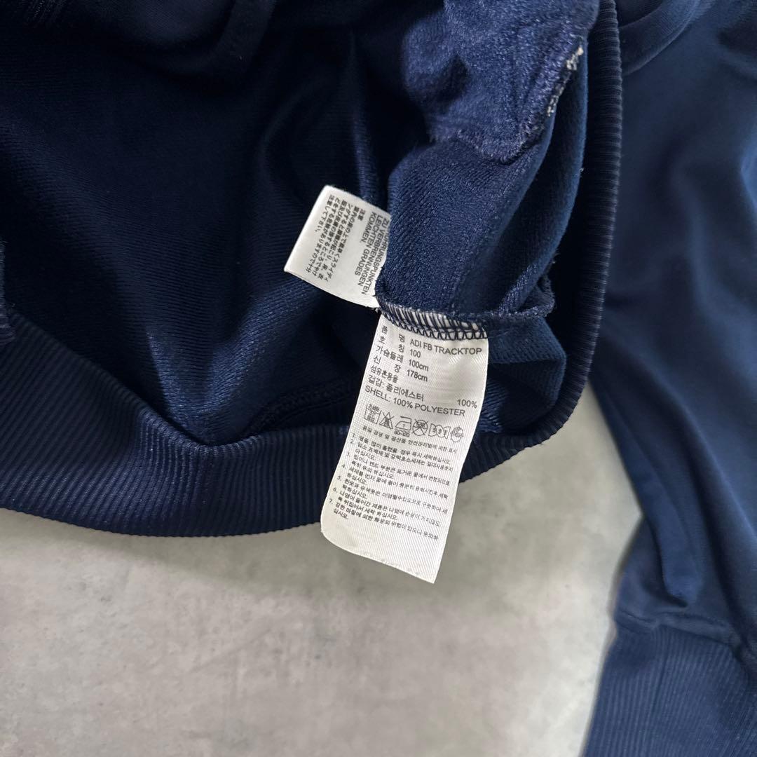 adidas 00s トラックジャケット ファイヤーバード 刺繍 ネイビー L