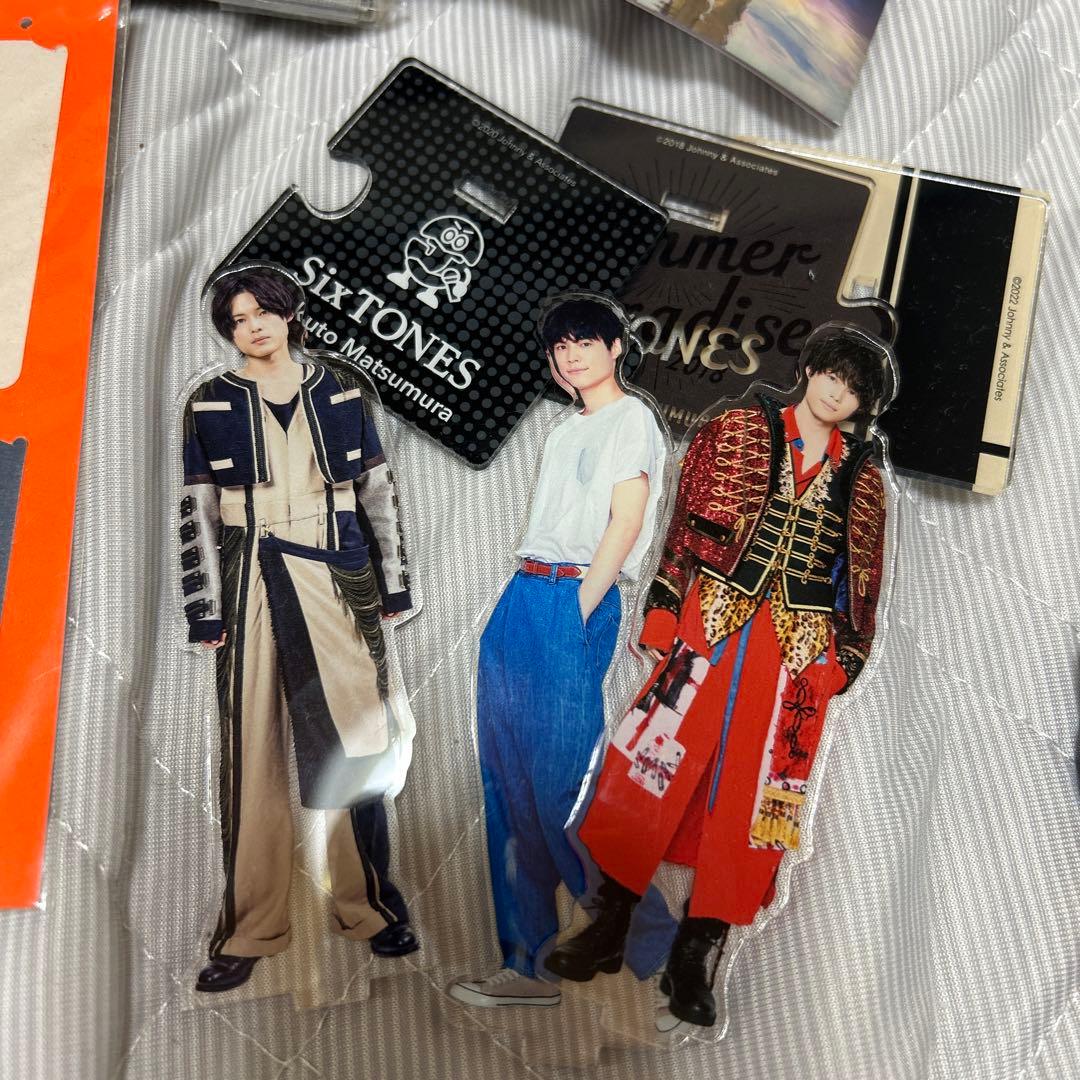 SixTONES 松村北斗 アクスタ DVD うちわ 写真
