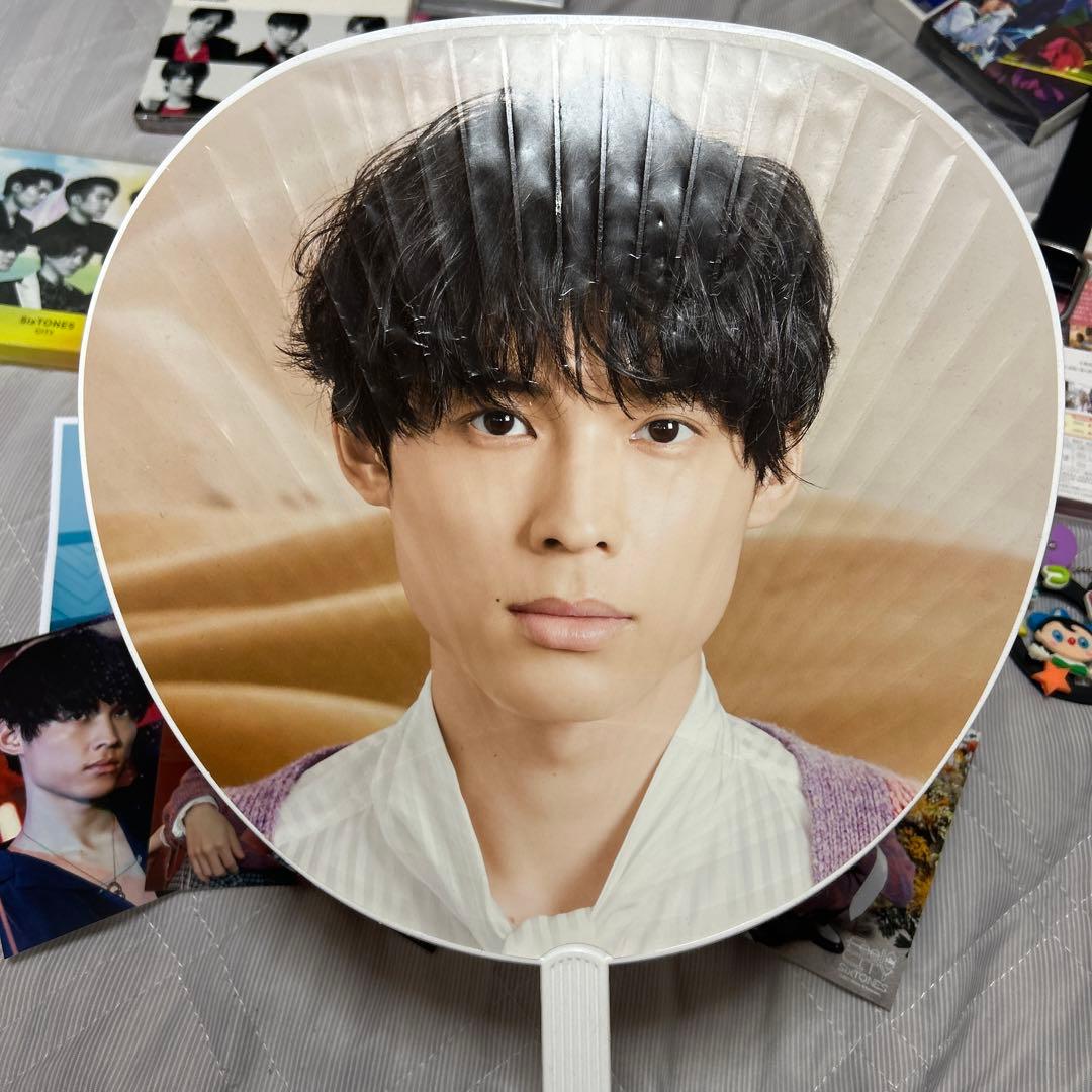 SixTONES 松村北斗 アクスタ DVD うちわ 写真