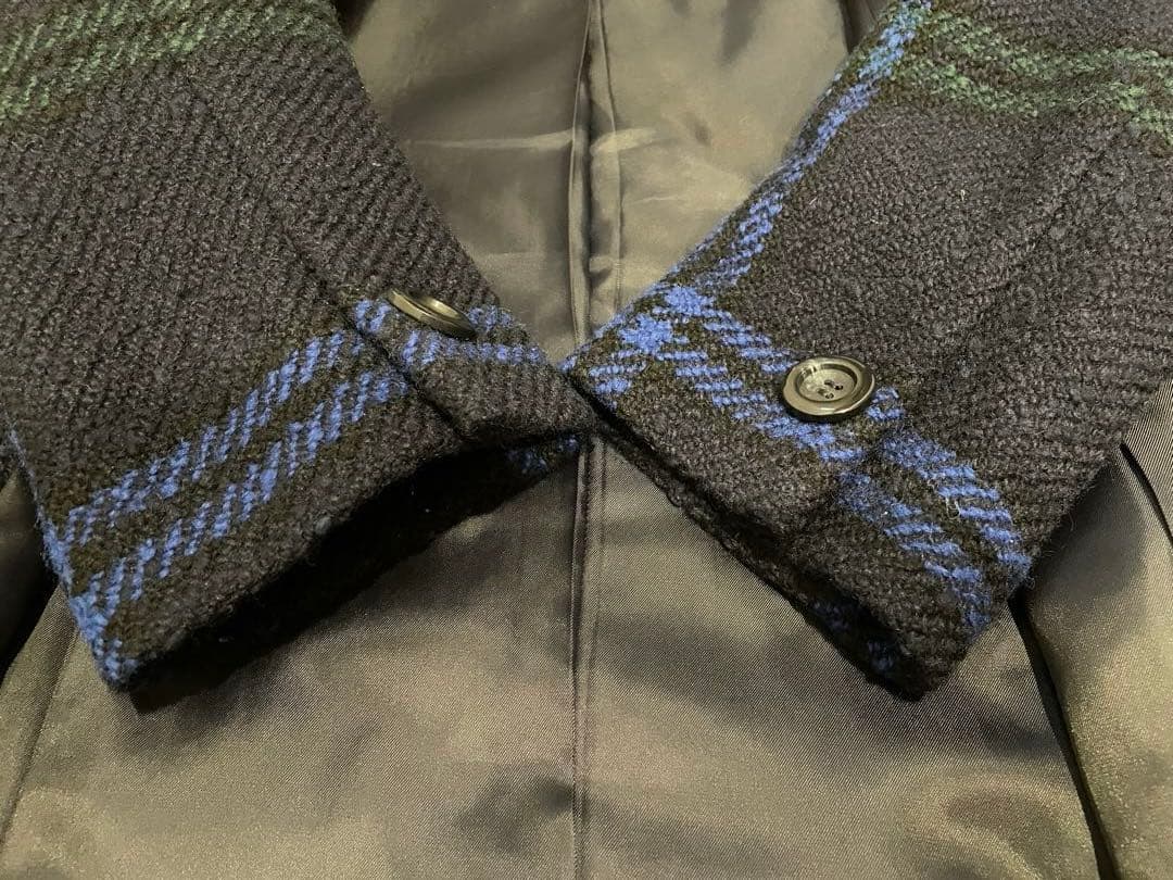 Yorkland チェック柄ロングコート