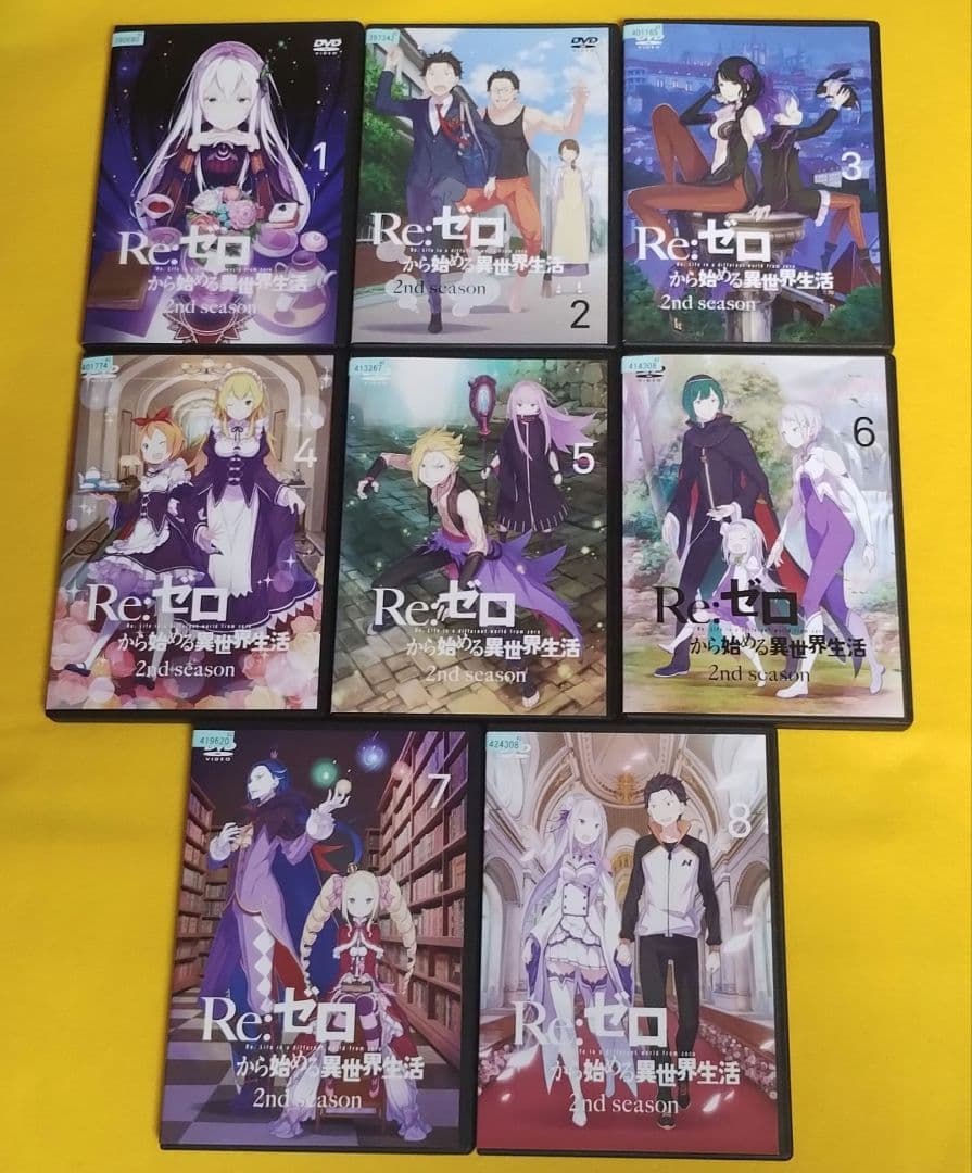 Re:ゼロから始める異世界生活 1st【1期全9巻】＆2nd【2期全8巻】