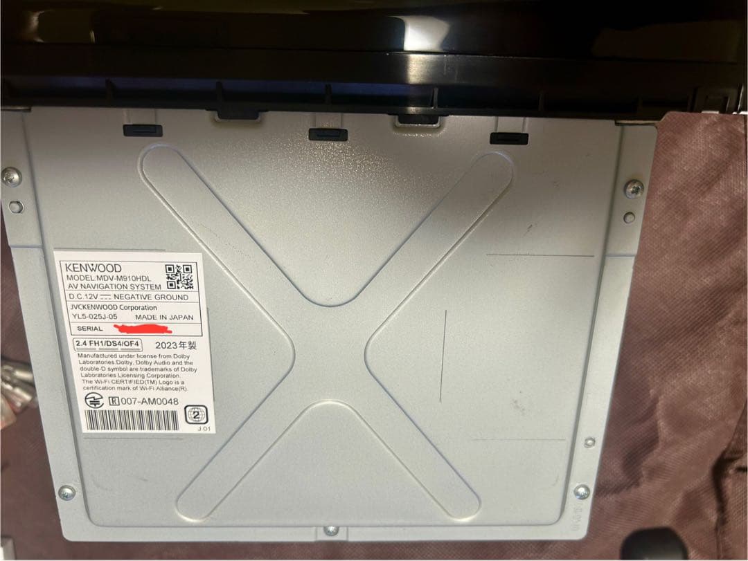 【地図2025年版】KENWOOD MDV-M910MDL 彩速ナビ　9インチ