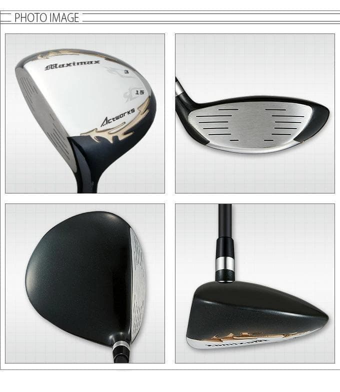 レフティ【新品】超激安！マキシマックス強反発FW3・5番 2本セットUSTマミヤ