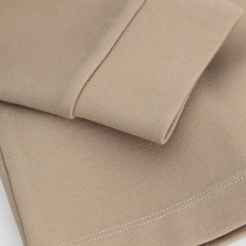 K【XS】A.P.C. 襟付きトップス ベージュ 長袖ポロシャツ