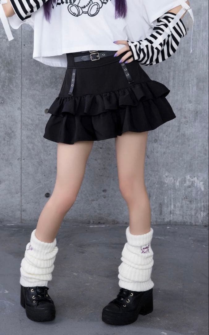 Amilige コルセット風スカート 地雷 量産型 Lサイズ