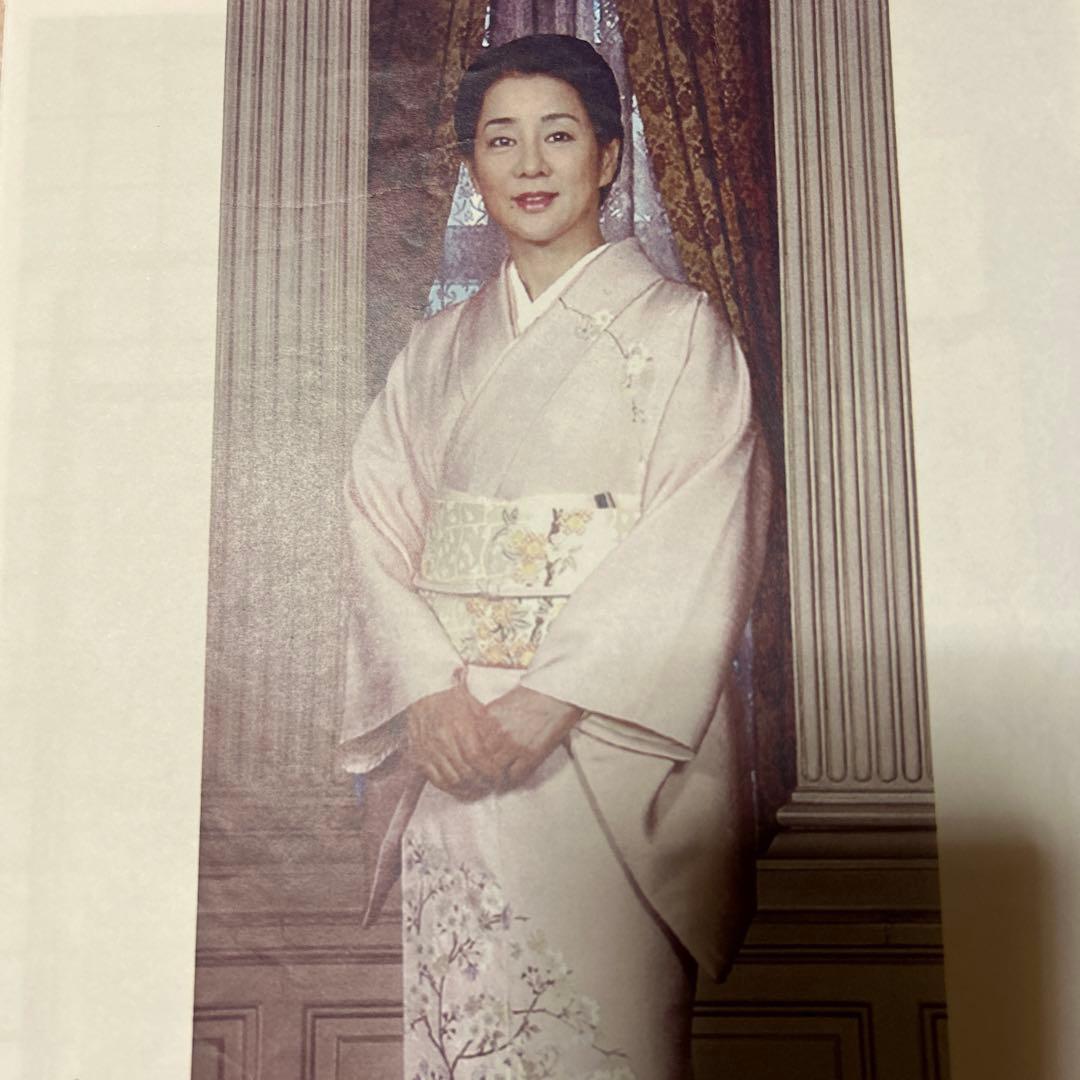 No.51刺繍訪問着【蘇州&汕頭刺繍】　ピンク地に桜　吉永小百合着用柄美品未使用