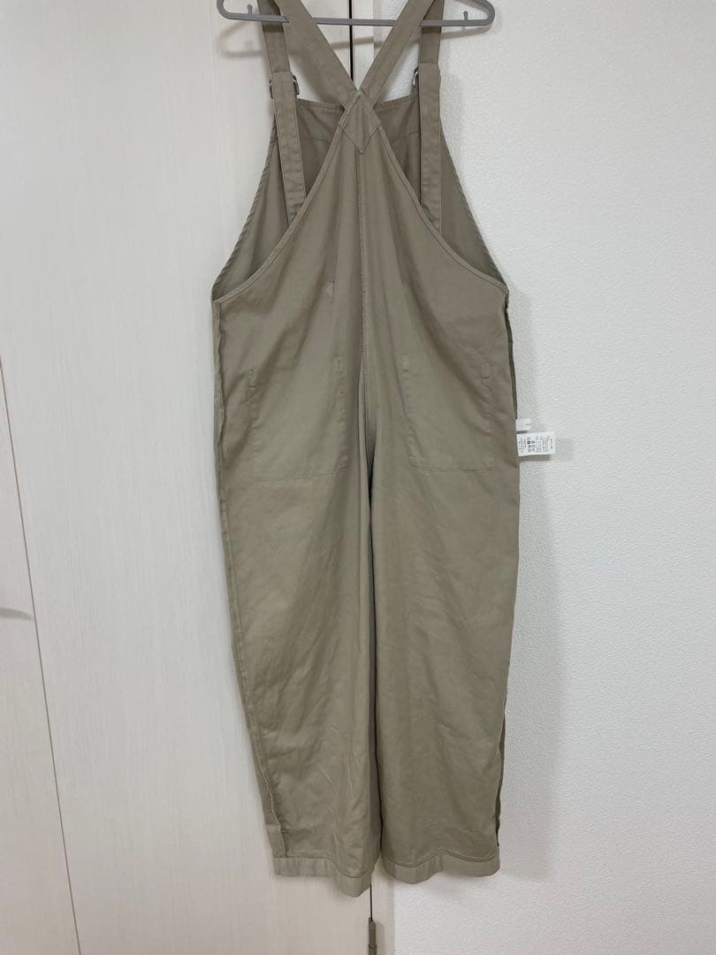 かぐれ コットン サロペット オーバーオール ベージュ