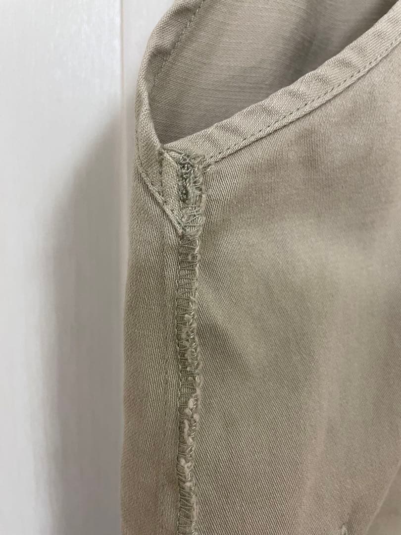 かぐれ コットン サロペット オーバーオール ベージュ