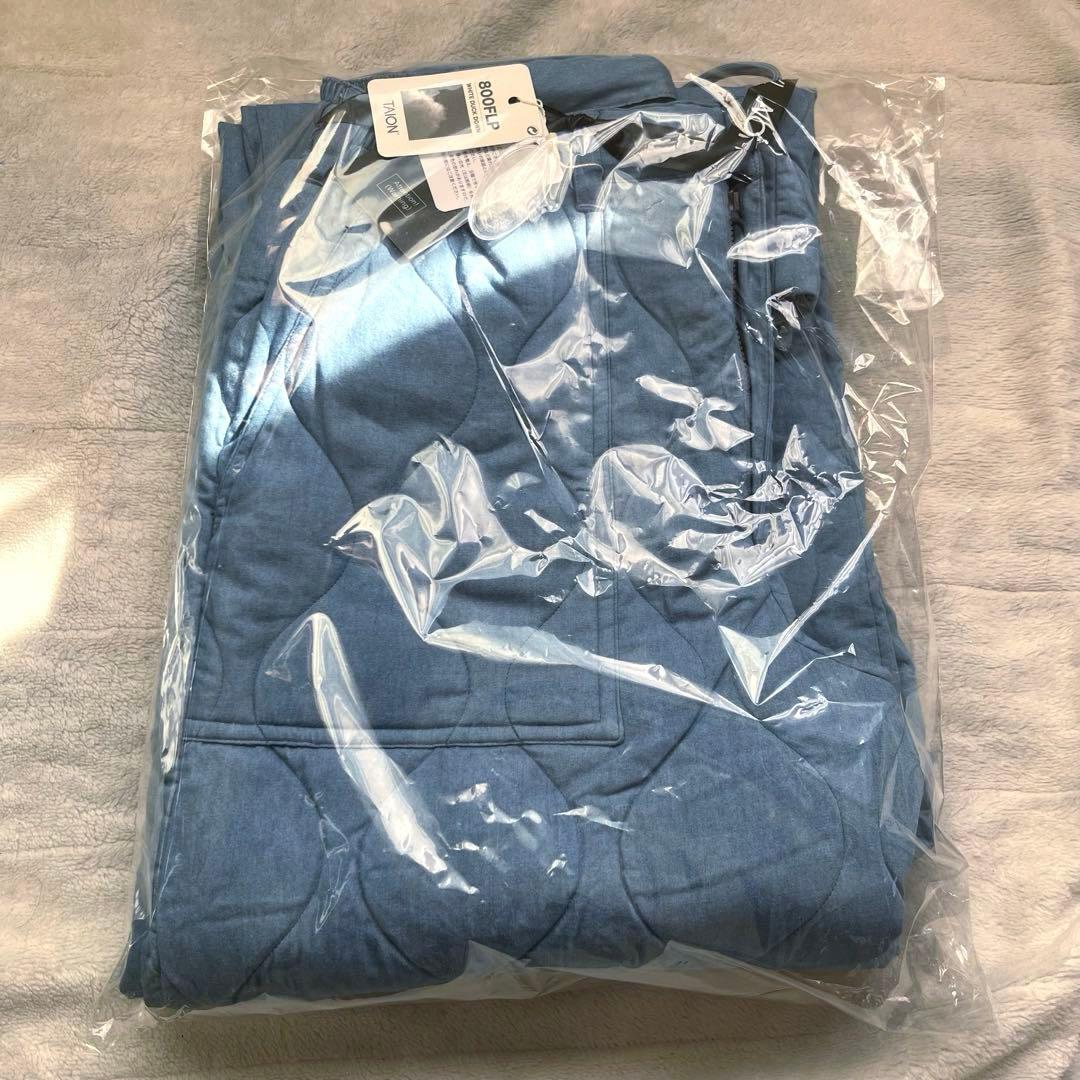 TAION ミリタリー ワイド ダウンパンツ ブルーデニム