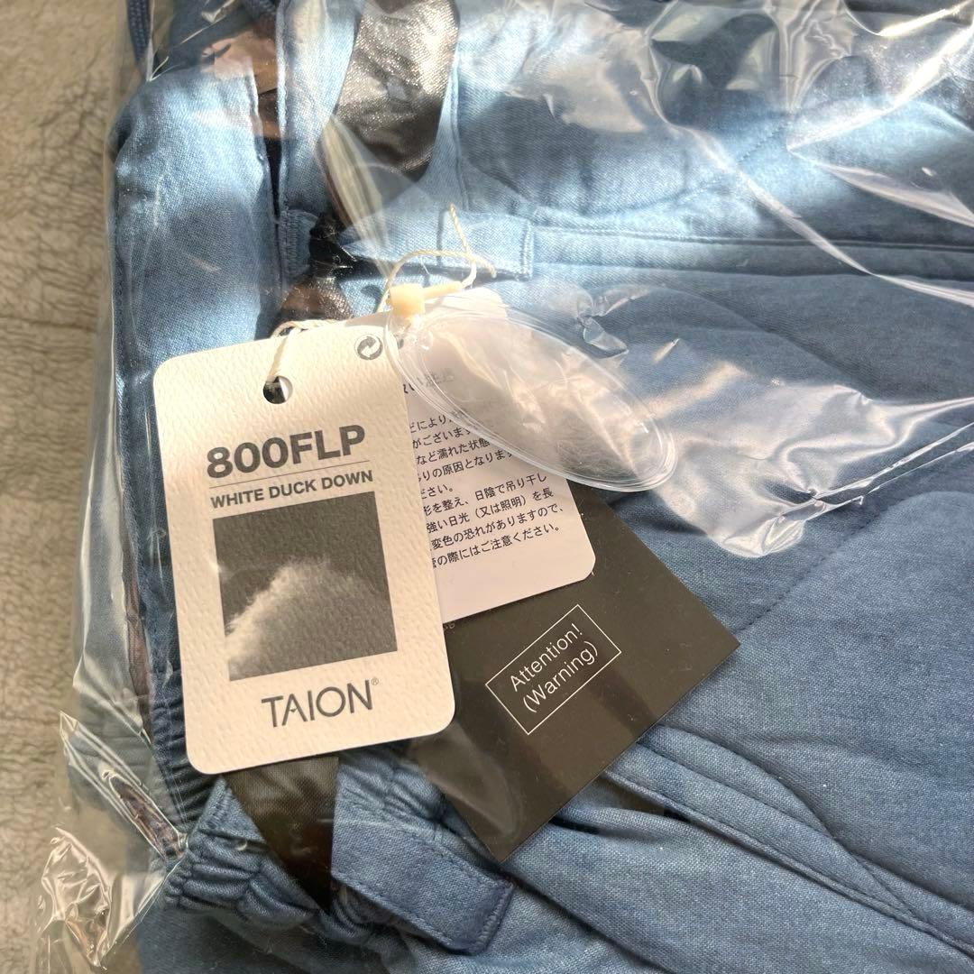 TAION ミリタリー ワイド ダウンパンツ ブルーデニム