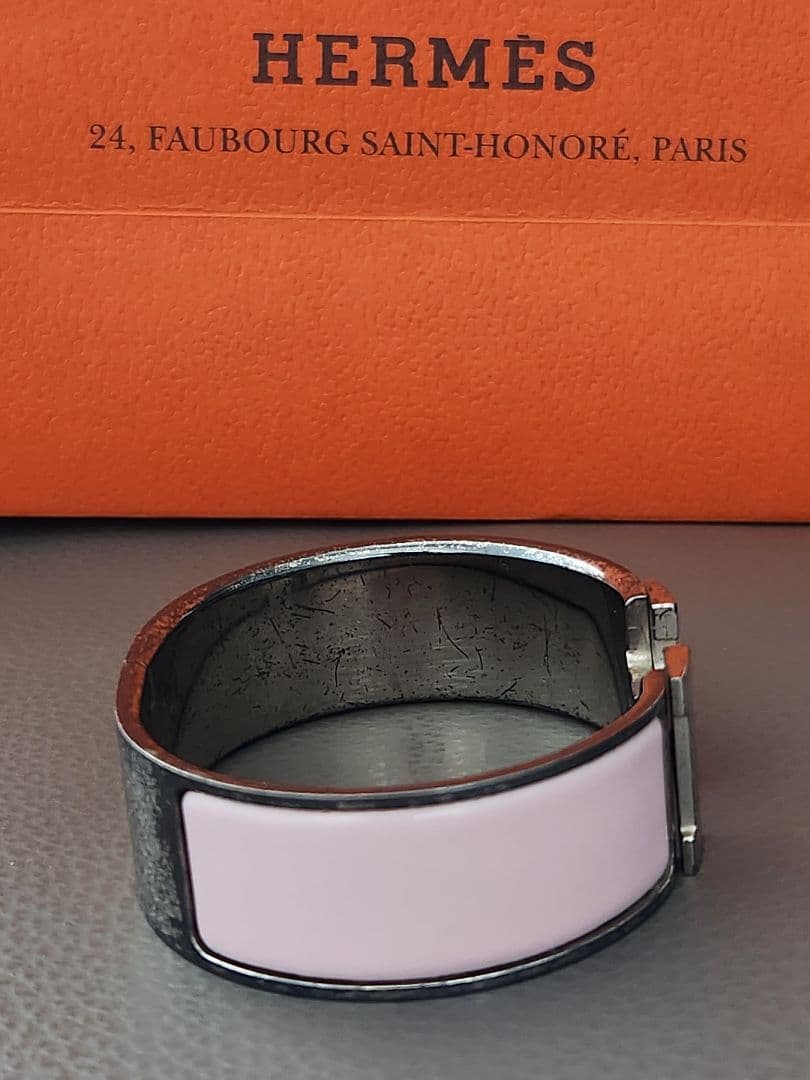 難あり★エルメス★HERMES★バングル★ピンク