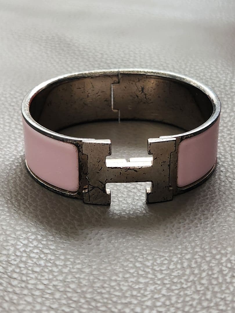 難あり★エルメス★HERMES★バングル★ピンク
