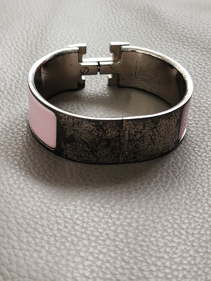 難あり★エルメス★HERMES★バングル★ピンク