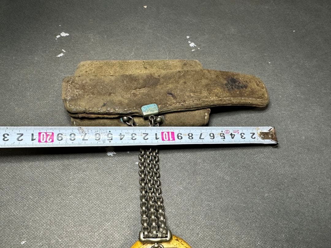 煙管入　根付　饅頭　キセル入れ　時代物 煙草道具　天然素材　アンティーク　骨董