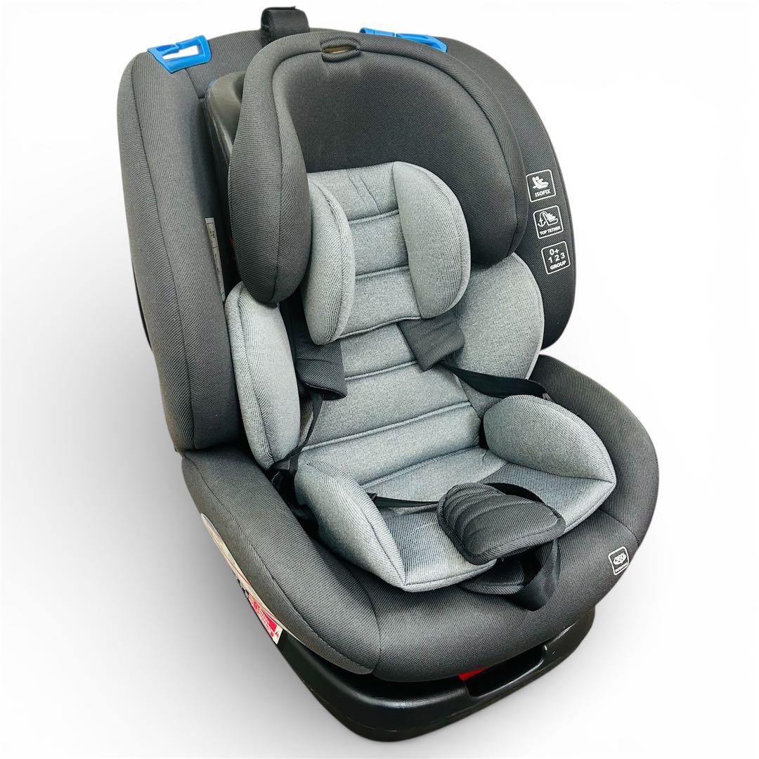 【良好】アイリスプラザ チャイルドシート PZ ISOFIX 回転式 説明書付