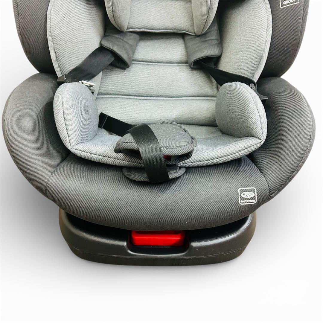 【良好】アイリスプラザ チャイルドシート PZ ISOFIX 回転式 説明書付