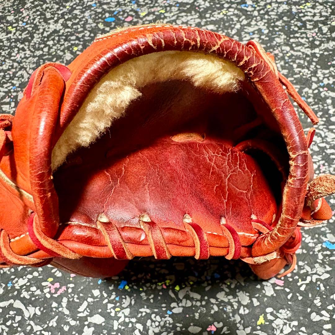 ローリングス プロプリモ 和牛レザー 硬式用 外野手用 グローブ レッドオレンジ