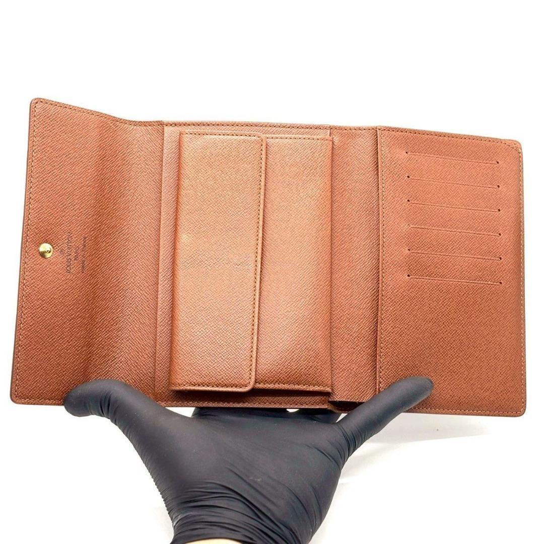 ルイヴィトン　三つ折り財布 モノグラム エテュイパピエ パスポート収納可