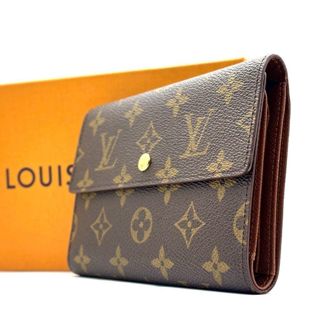 ルイヴィトン　三つ折り財布 モノグラム エテュイパピエ パスポート収納可