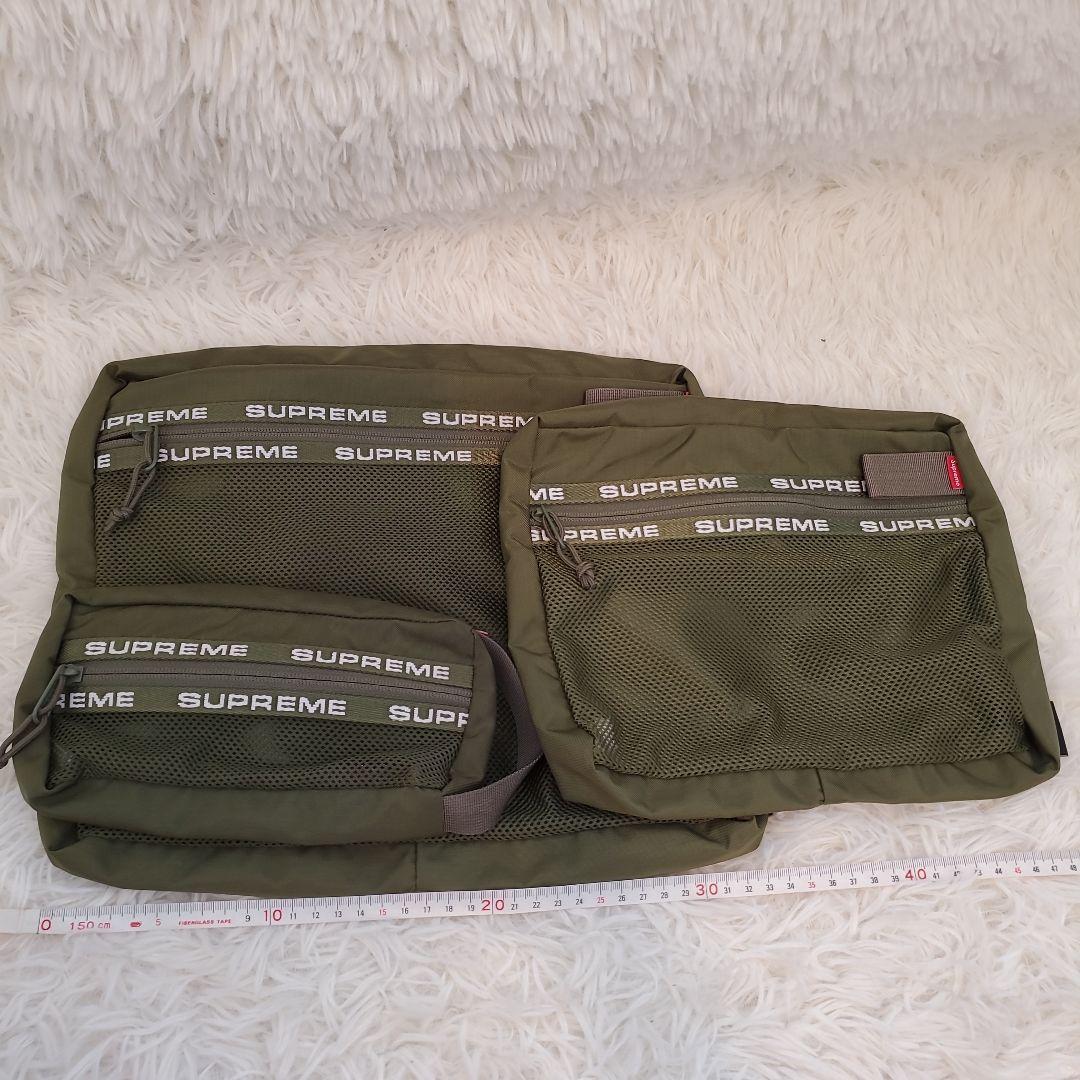 ⭐未使用級⭐Supreme　オーガナイザー　ポーチ3点セット　カーキ