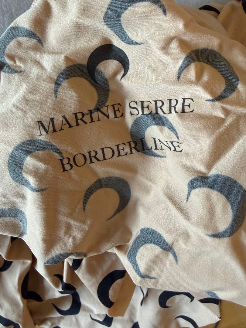 MARINE SERRE セカンドスキン ハイネックベージュ　S