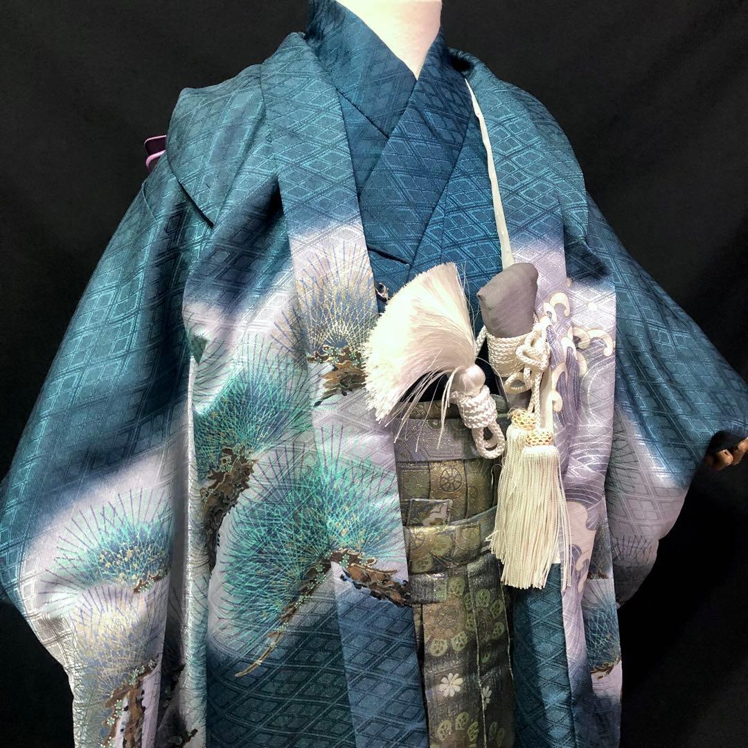 七五三 5歳　男の子　兜　龍　羽織　着物　袴　セット　男児　753 五歳