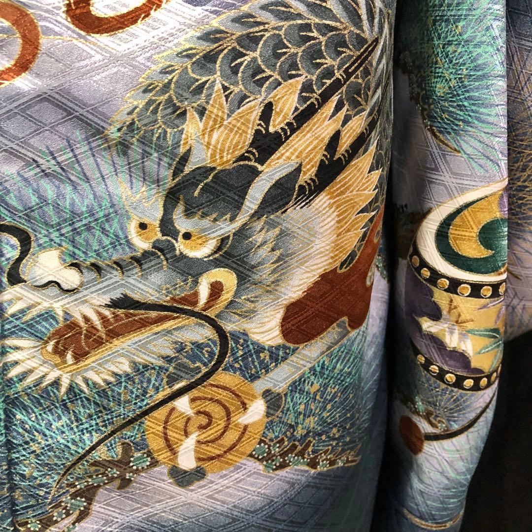 七五三 5歳　男の子　兜　龍　羽織　着物　袴　セット　男児　753 五歳