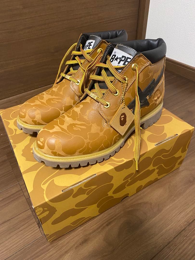 Timberland×BAPE チャッカブーツ 28.5cm