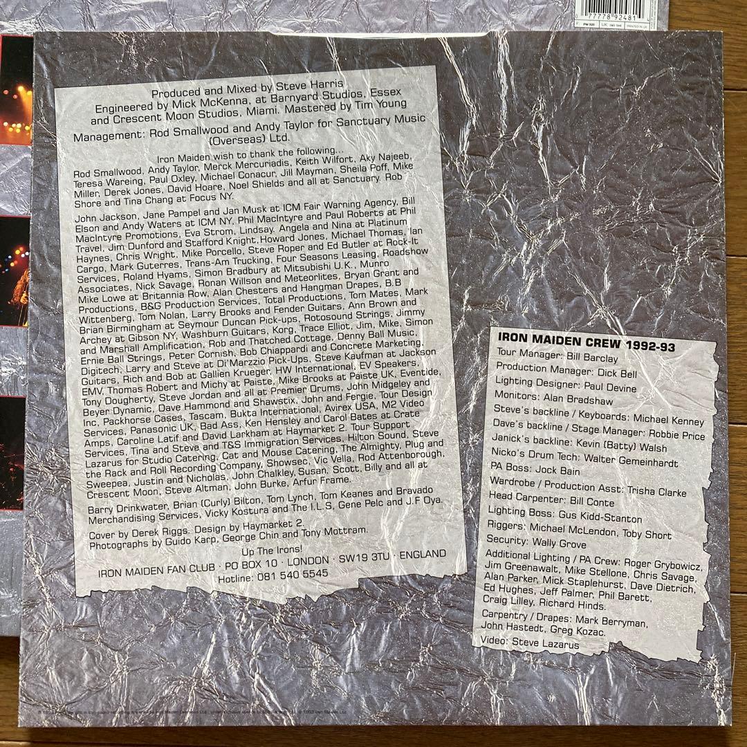 超レア 美品 アイアンメイデン A REAL DEAD ONE UKオリジナル盤