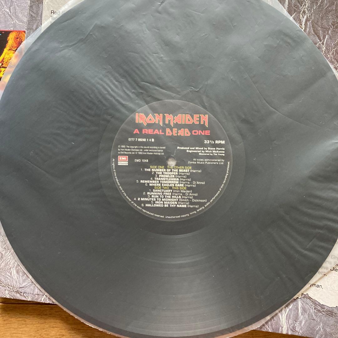 超レア 美品 アイアンメイデン A REAL DEAD ONE UKオリジナル盤
