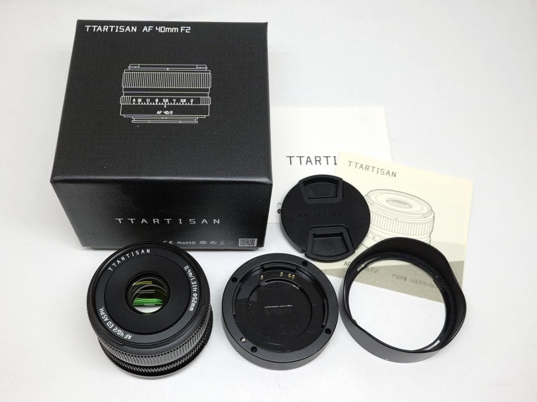 美品　TTArtisan AF 40mm F2 ライカLマウント