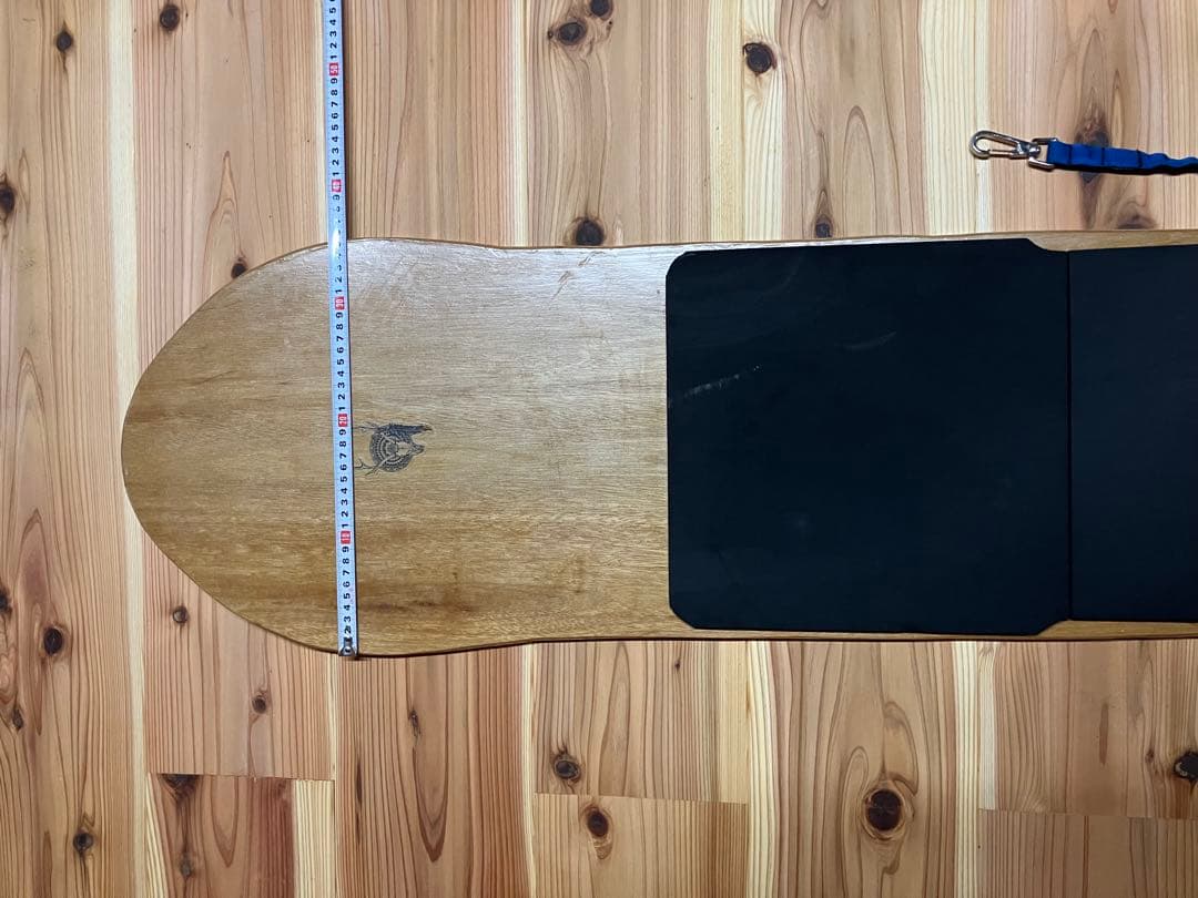 雪板　木製スノーボード 滑り止めパッド付き