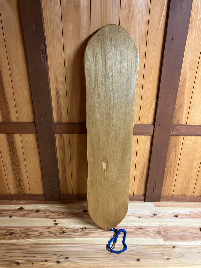 雪板　木製スノーボード 滑り止めパッド付き