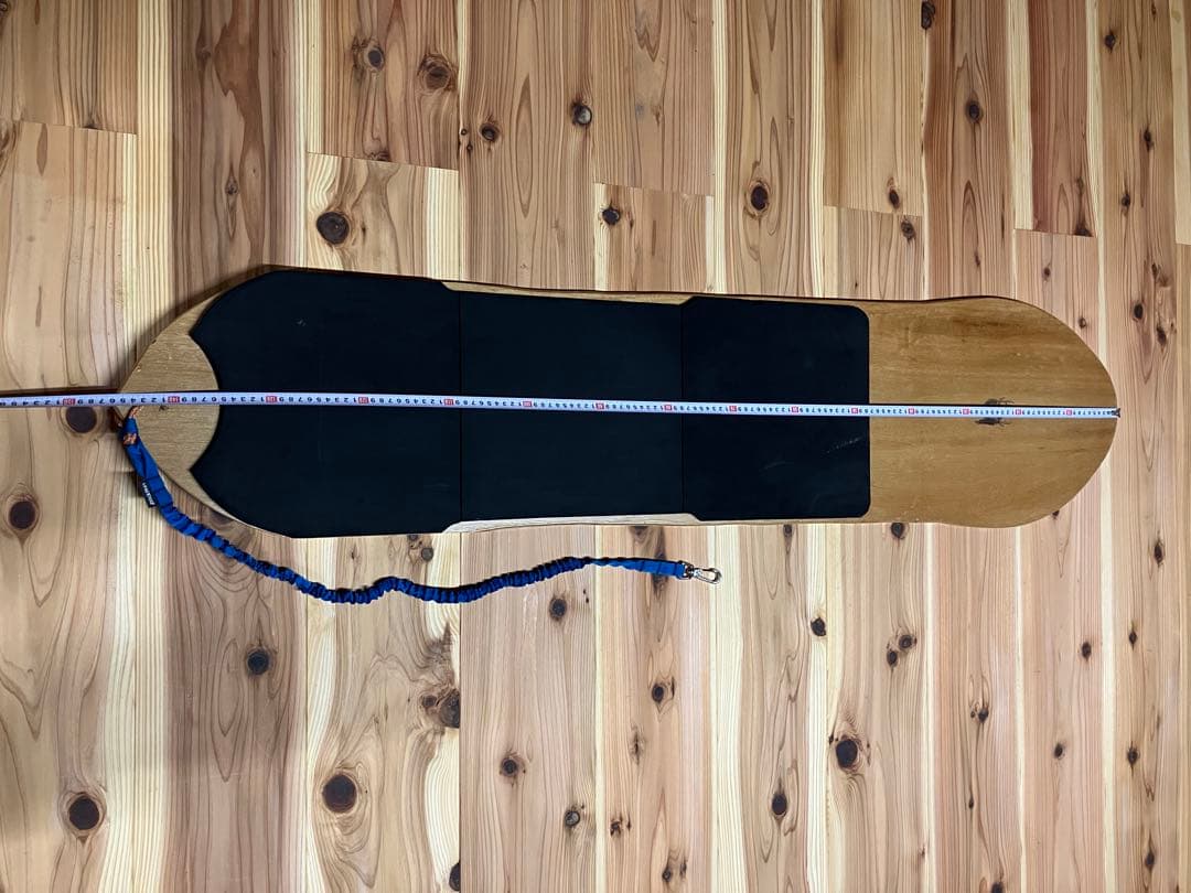 雪板　木製スノーボード 滑り止めパッド付き