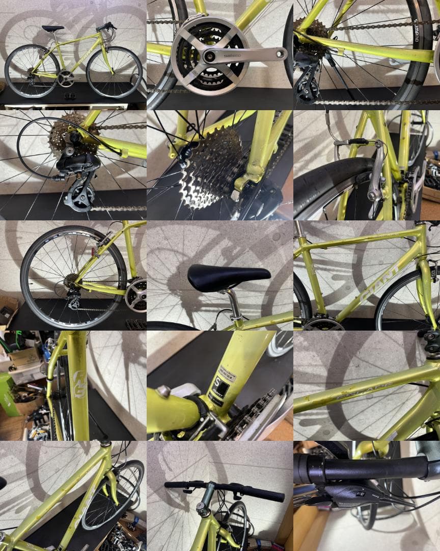 GIANT ESCAPE R3 クロスバイク sizeS　イエローカラー