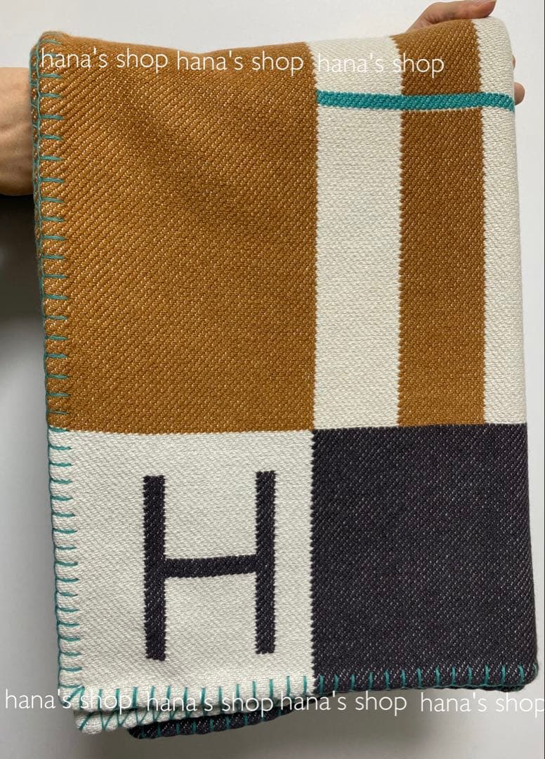 Hermes エルメス プレード 《アヴァロン・Hクラブ》 新品 カシミア