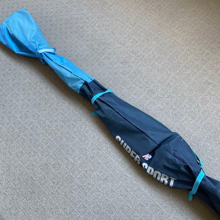 スキーセッ一式　K2板　チロリアビィンディング　ストック　収納袋