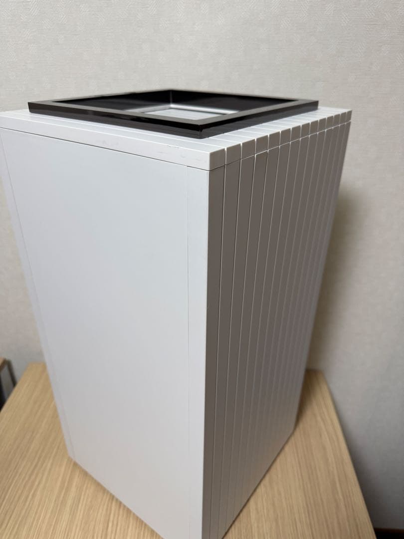 【美品】ZitA SQUARE ホワイト 自動ゴミ箱 キャスター&消臭剤付